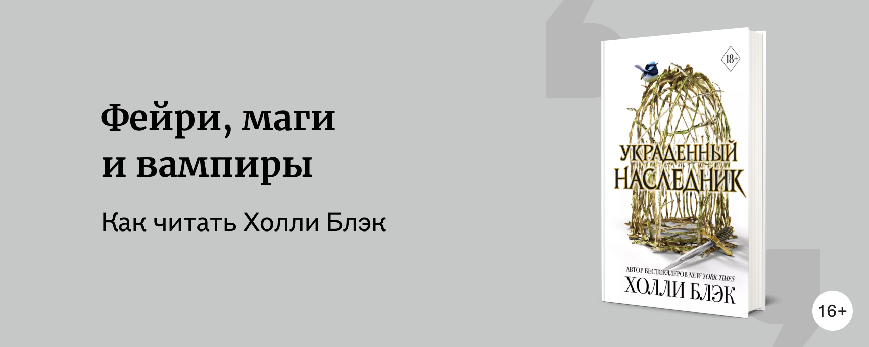 изображение В каком порядке читать Холли Блэк