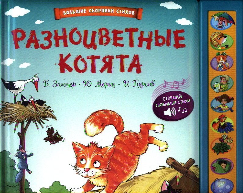 Книжка-игрушка Разноцветные котята 
Книжка-игрушка Разноцветные котята
