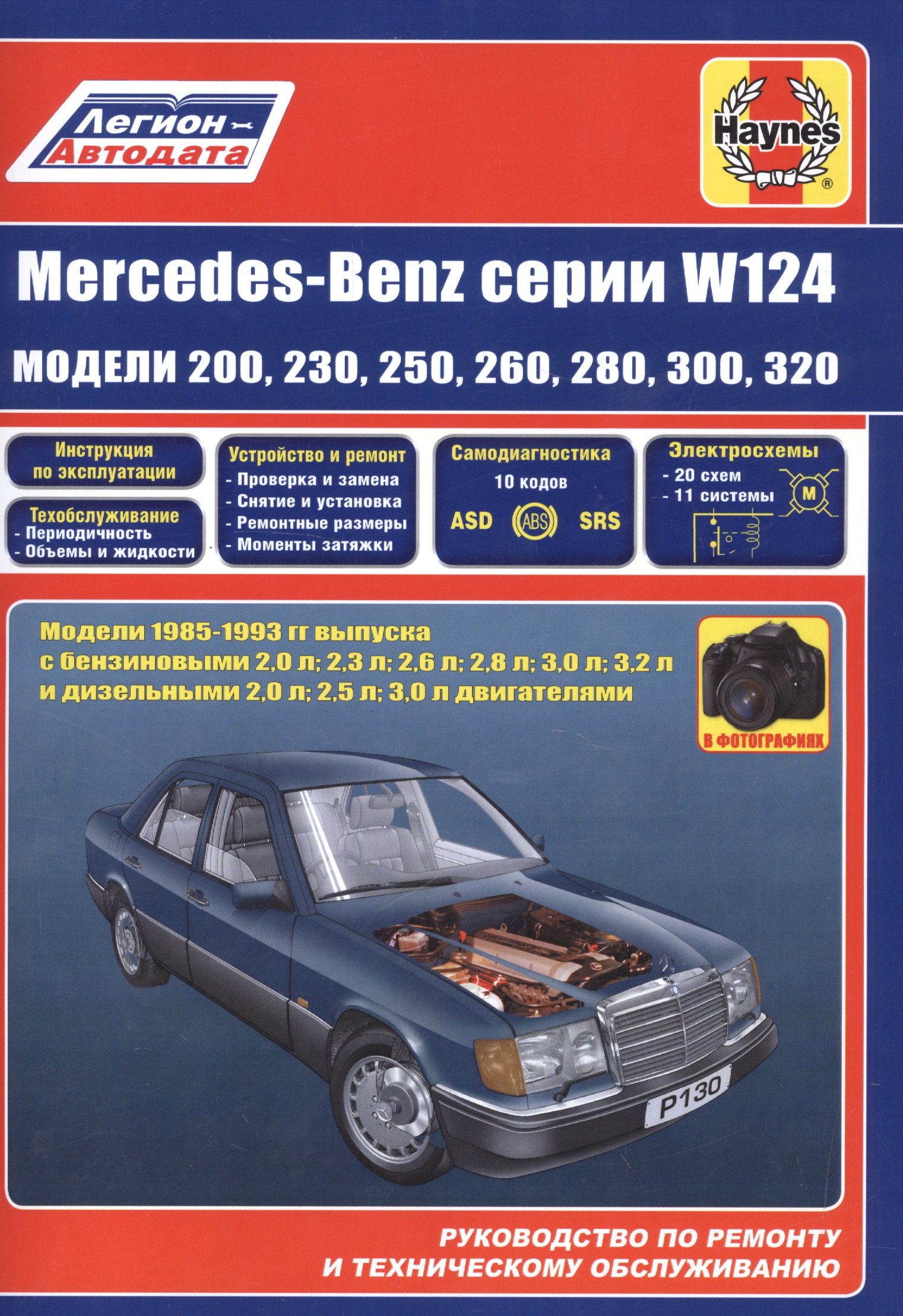 Mercedes-Benz серии W124 модели 200 230 260 280 300 320… 1985-1993 гг. вып. (м)
Mercedes-Benz серии W124 модели 200 230 260 280 300 320… 1985-1993 гг. вып. (м)