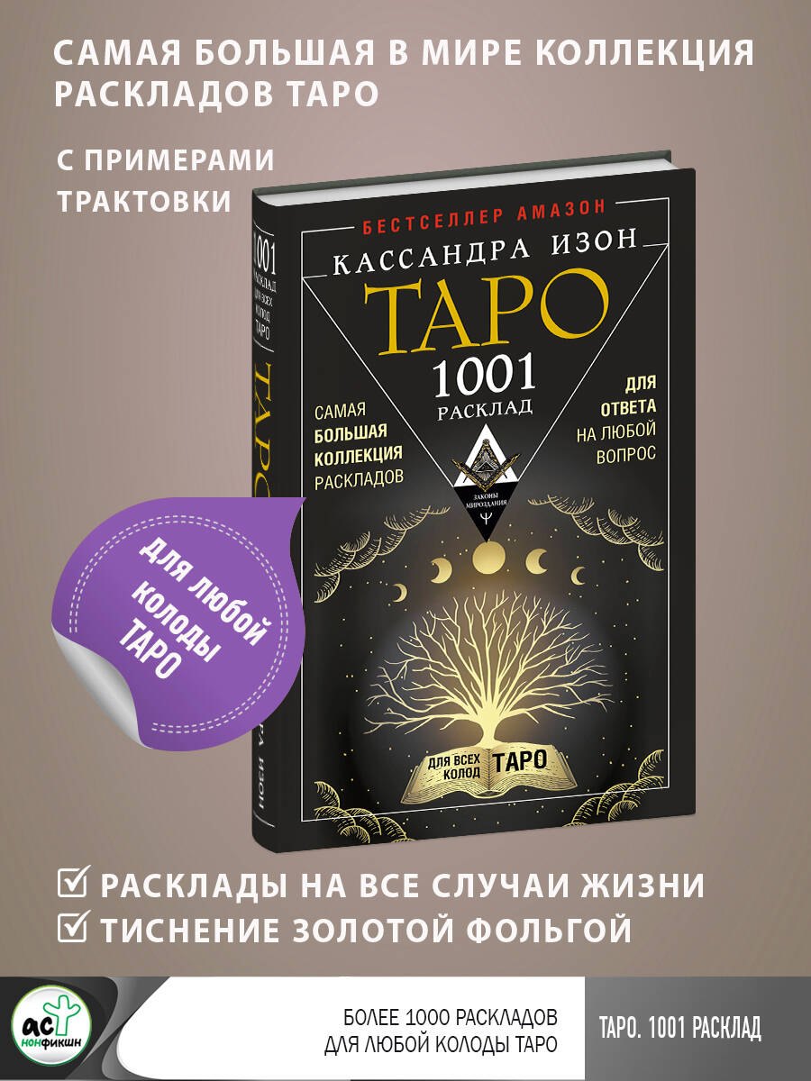 Таро. 1001 расклад. Самая большая коллекция раскладов для ответа на любой вопрос
Таро. 1001 расклад. Самая большая коллекция раскладов для ответа на любой вопрос