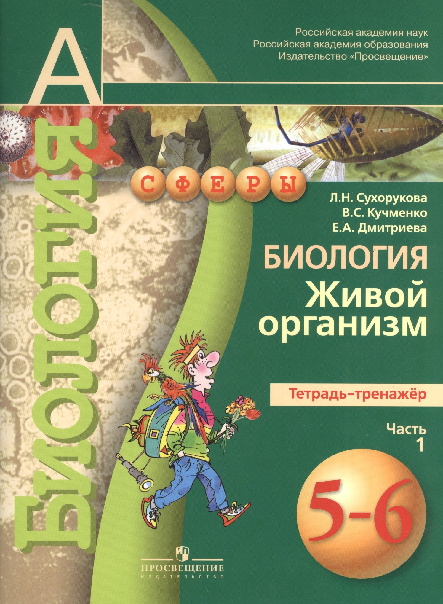 Биология. Живой организм. Тетрадь-тренажёр. 5-6 классы. Пособие для учащихся общеобразоват. учреждений.В 2 ч. Ч.1
Биология. Живой организм. Тетрадь-тренажёр. 5-6 классы. Пособие для учащихся общеобразоват. учреждений.В 2 ч. Ч.1