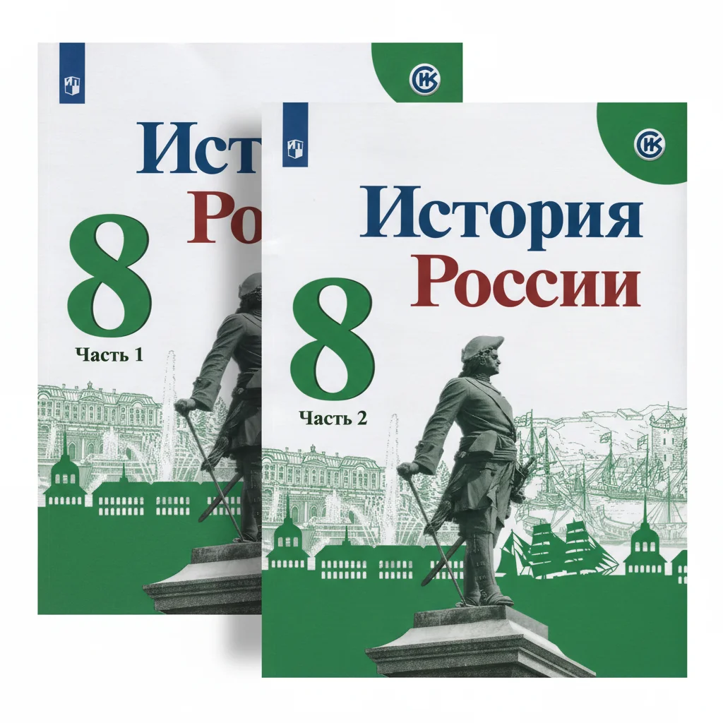 История России. 8 класс. Учебник. В 2-х частях (комплект из 2 книг)
История России. 8 класс. Учебник. В 2-х частях (комплект из 2 книг)