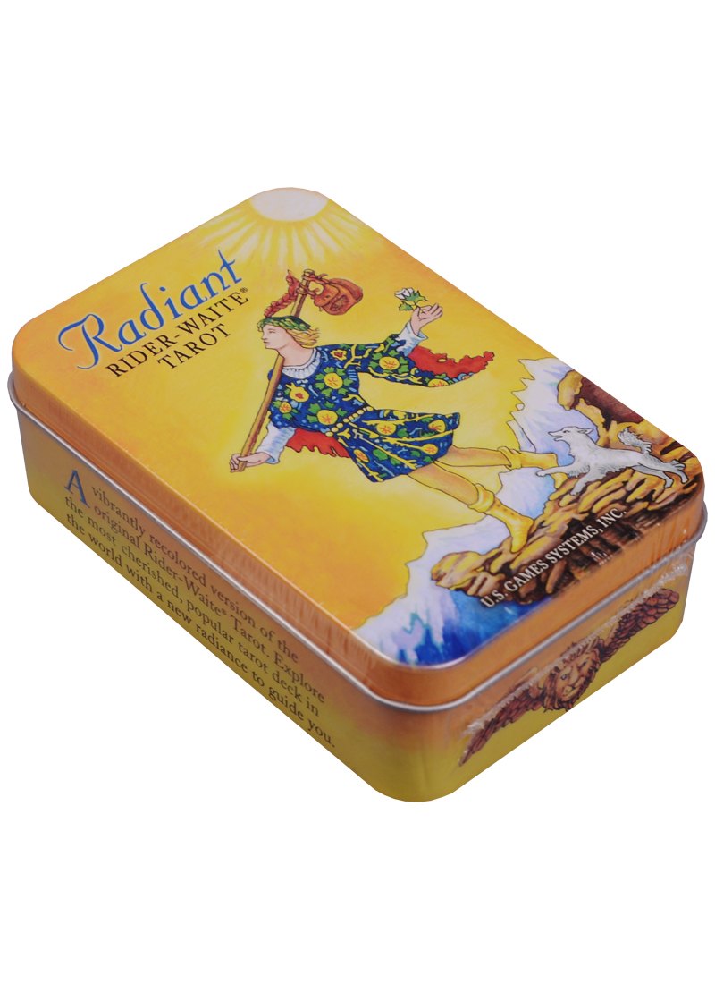 Таро Аввалон, Radiant Rider-Waite Tarot (78 карт+инструкция) (жестяная коробка)
Таро Аввалон, Radiant Rider-Waite Tarot (78 карт+инструкция) (жестяная коробка)