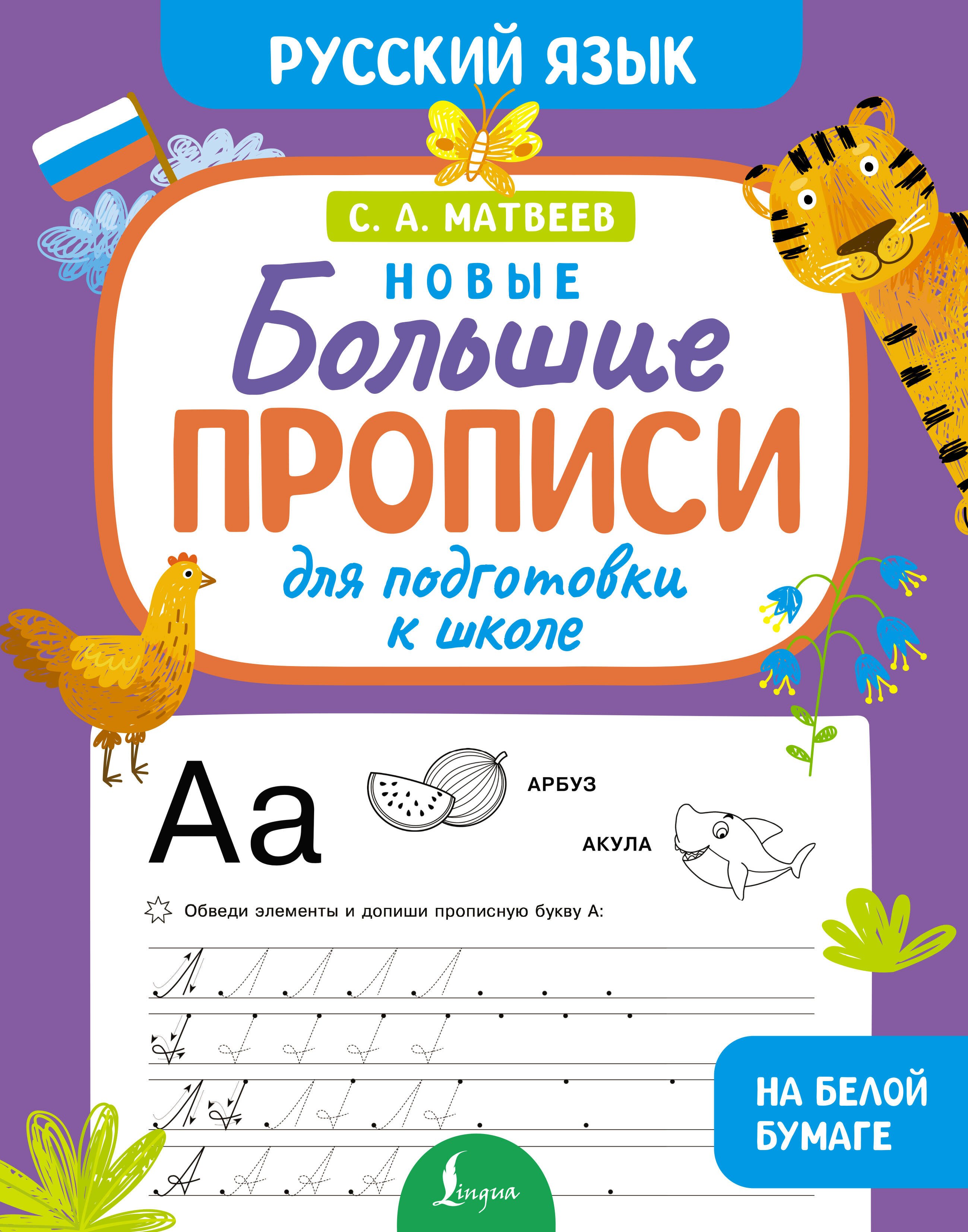 Большие прописи для подготовки к школе. Русский язык