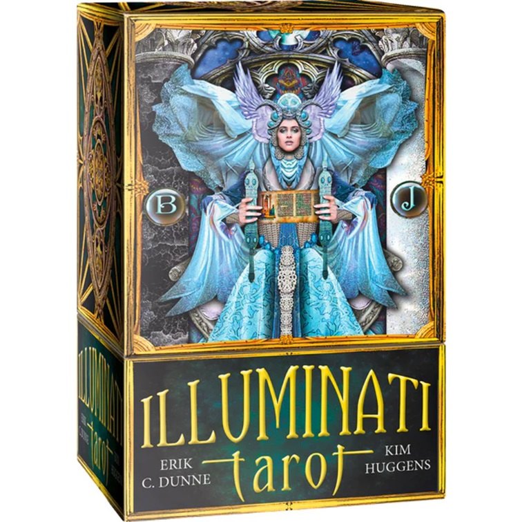 Таро ИЛЛЮМИНАТОВ/Tarot Illuminati NEW (на англ. языке, золотой срез)