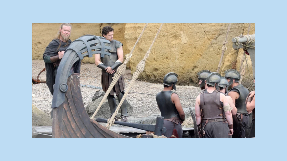 Кадр со съёмок