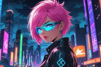 Манга: киберпанк
