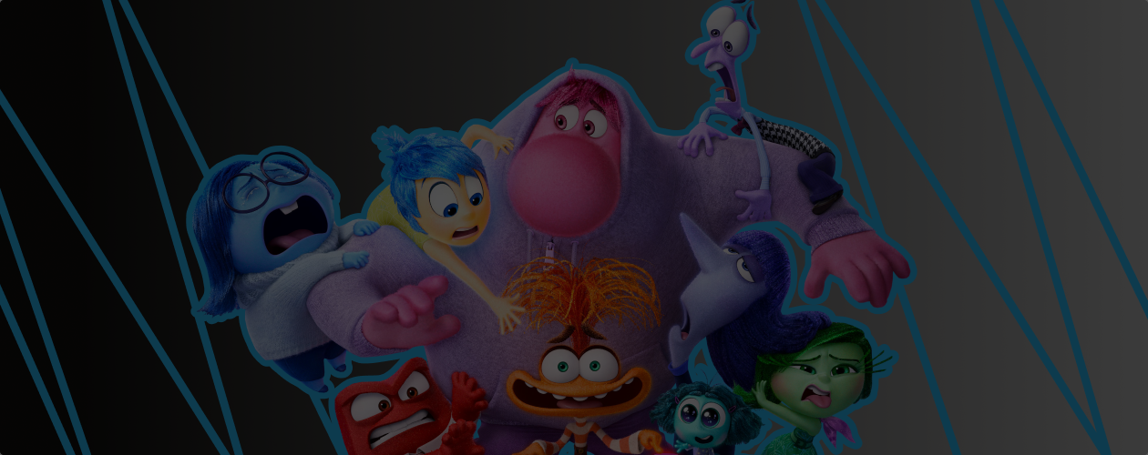 Книги как персонажи мультфильма «Головоломка»