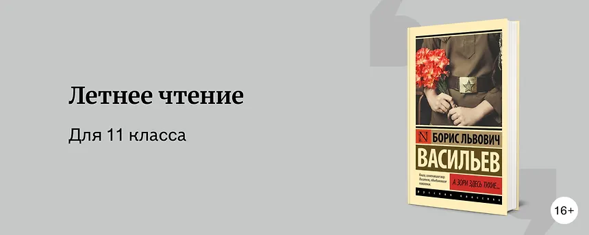 изображение Литература на лето для 11 класса
