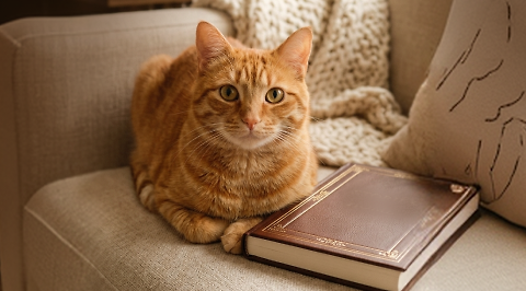 Под цвет осенней листвы: 8 книг про рыжих котов