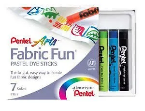 Пастель для ткани Pentel Fabric Fun: видеообзор