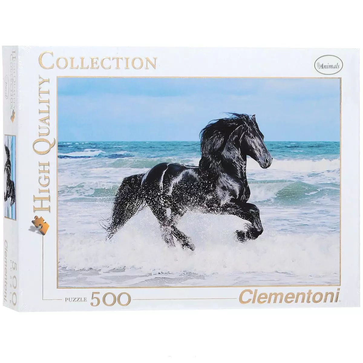 Пазл Clementoni 500 эл. Классика.30175 Вороной конь в море (2093789) купить  по низкой цене в интернет-магазине «Читай-город»