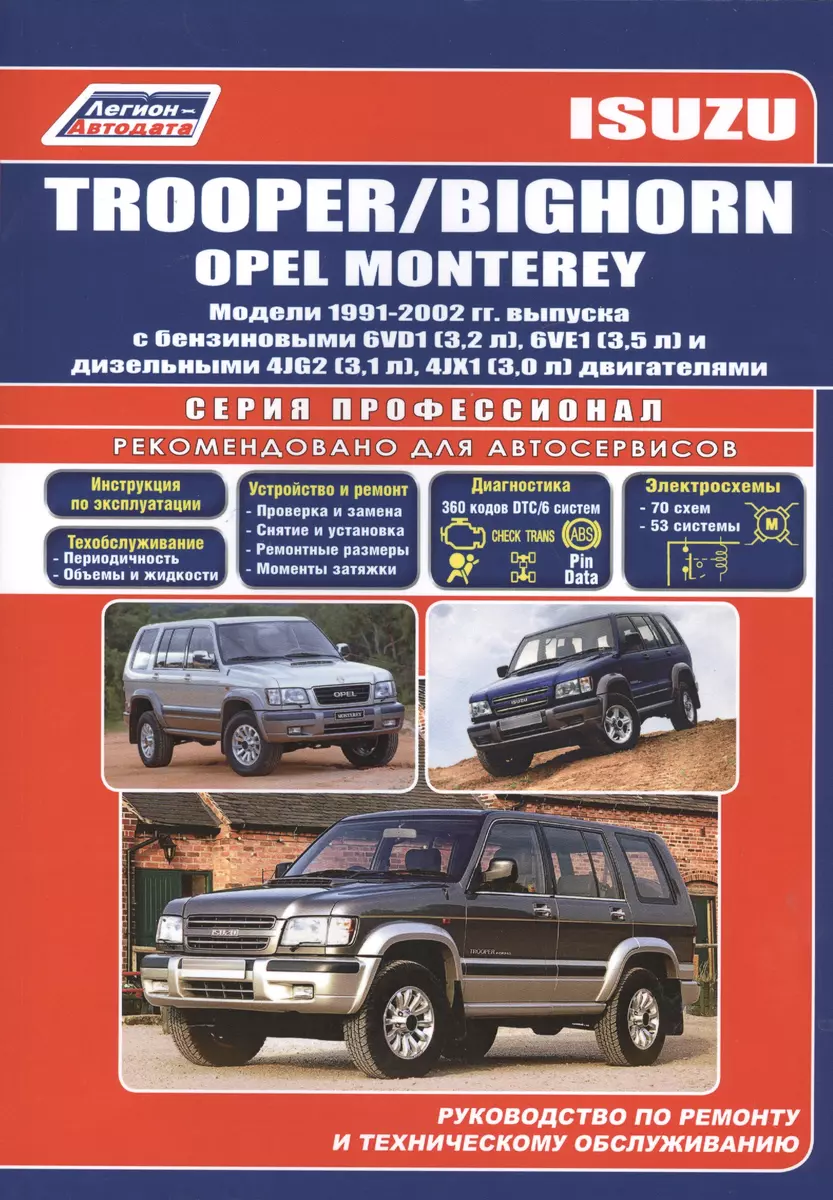 Isuzu Trooper /Bighorn/Opel Monterey с 1991-2002 гг. (2176179) купить по  низкой цене в интернет-магазине «Читай-город»