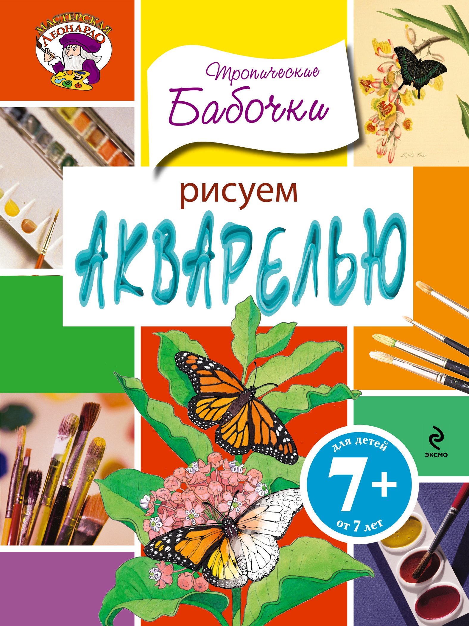 

Рисуем акварелью. Тропические бабочки