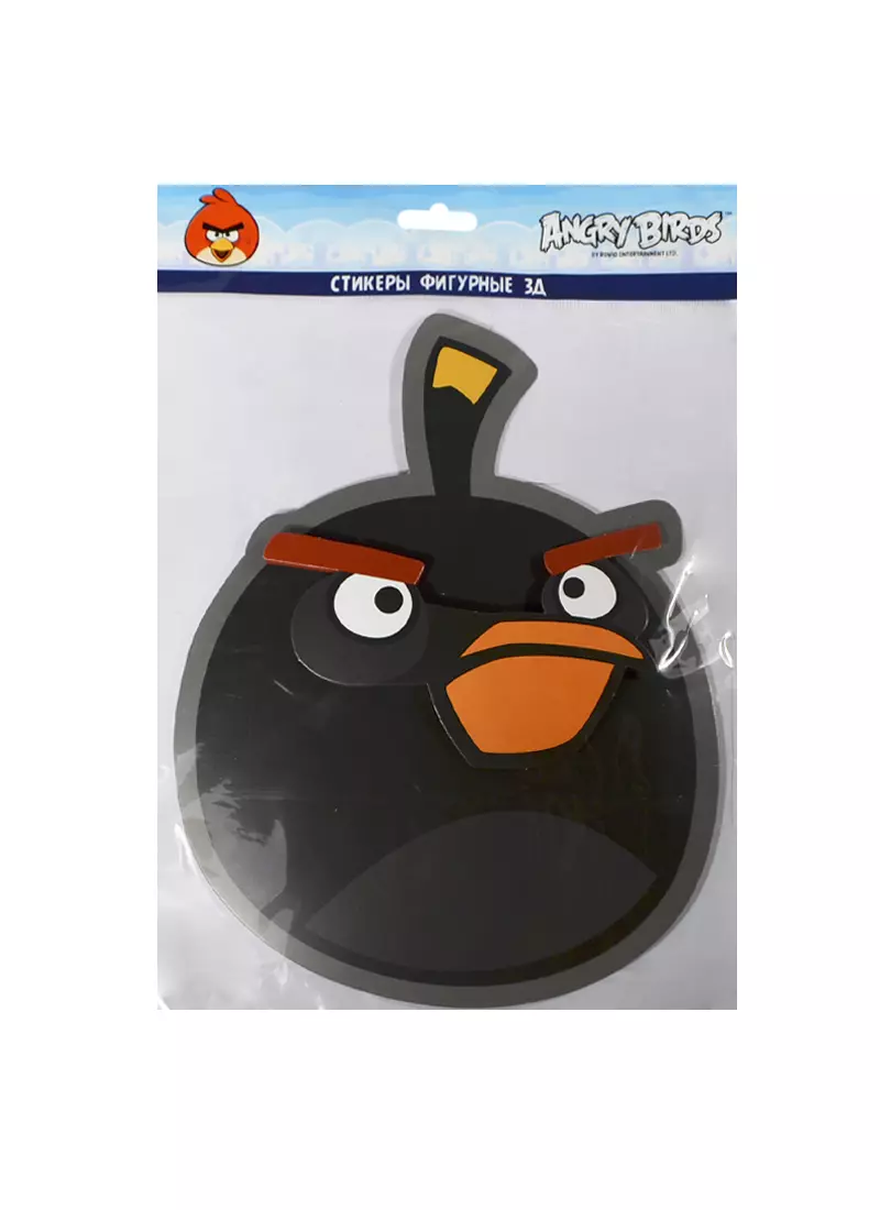 Centrum Наклейка-стикер 3D Angry Birds/Энгри бёрдз 25*35см в асс. 84787  (2395431) купить по низкой цене в интернет-магазине «Читай-город»