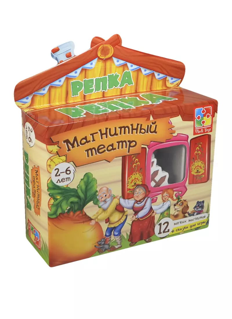 Игра, ТМ Vladi Toys, Магнитный театр Репка (рус), Мультиколор (2419530)  купить по низкой цене в интернет-магазине «Читай-город»