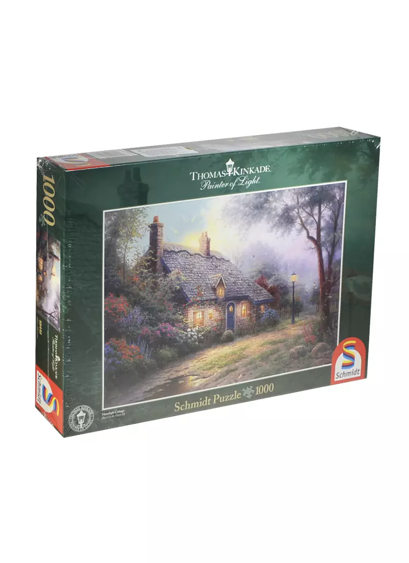 Паззл 1000 (58446) Дом в лунном свете (Thomas Kinkade) (коробка) (2427857)  купить по низкой цене в интернет-магазине «Читай-город»