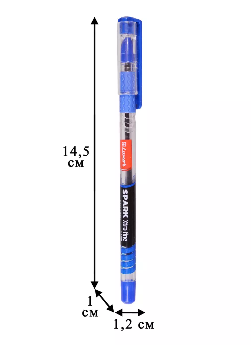 Ручка шариковая Luxor, Spark, синяя 0,5 мм (245979) купить по низкой цене в  интернет-магазине «Читай-город»