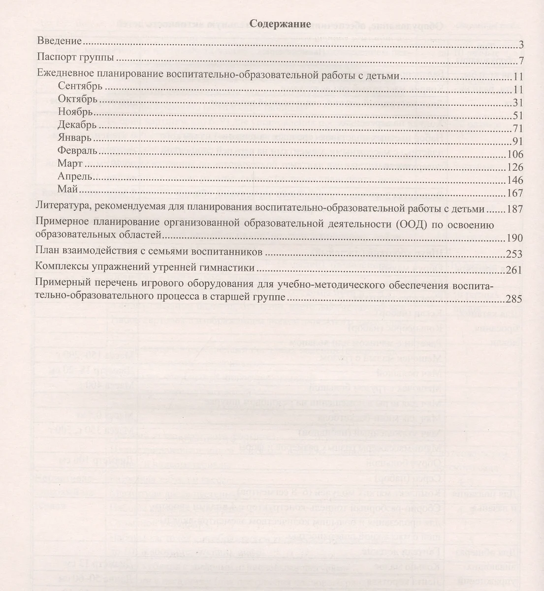 Рабочая программа воспитателя. Ежедневное планирование по программе  