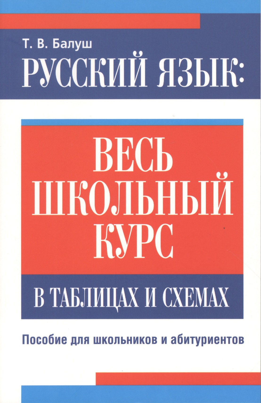 

Русский язык: весь школьный курс в таблицах и схемах
