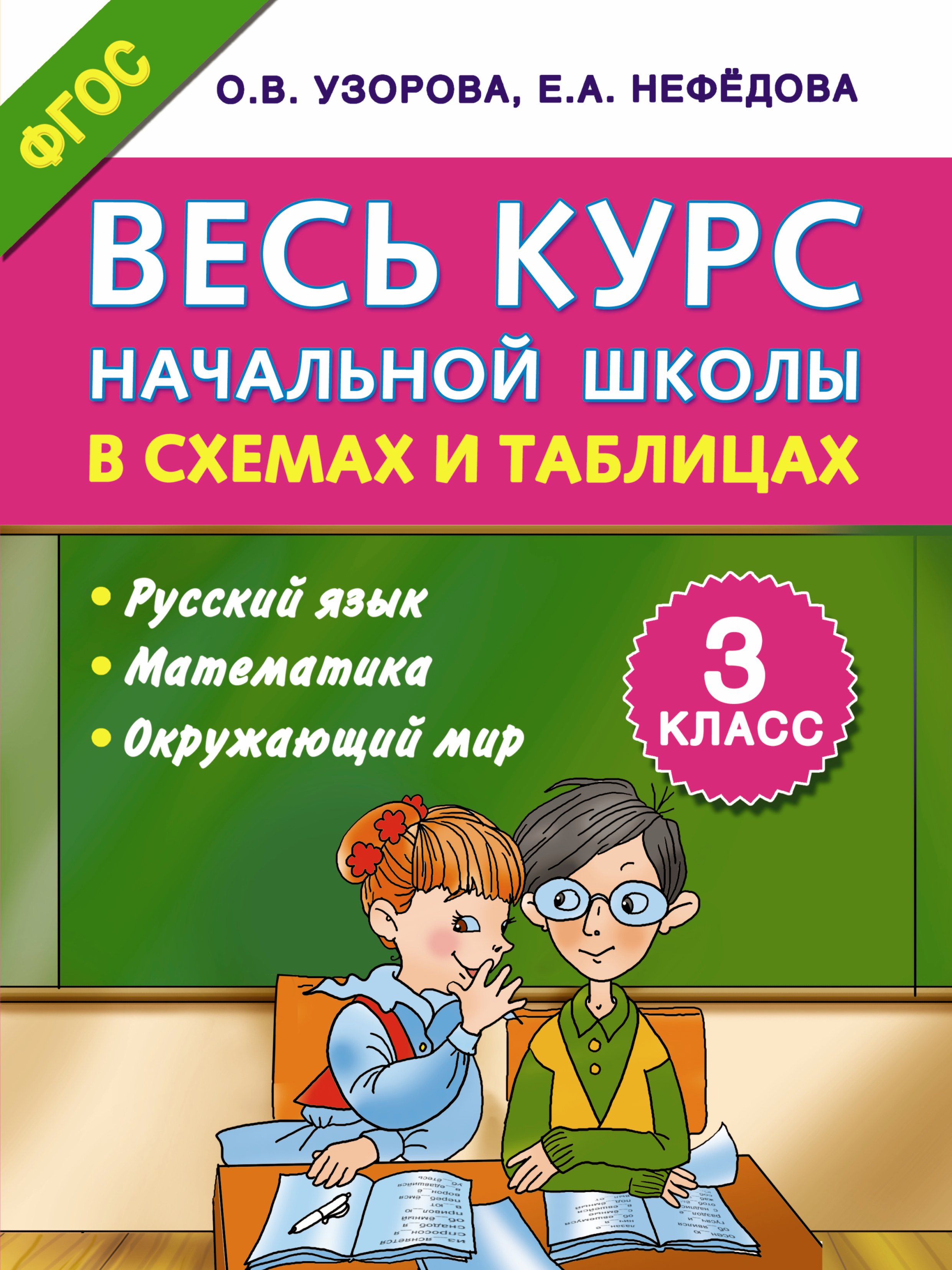 

Весь курс начальной школы в схемах и таблицах 3 класс