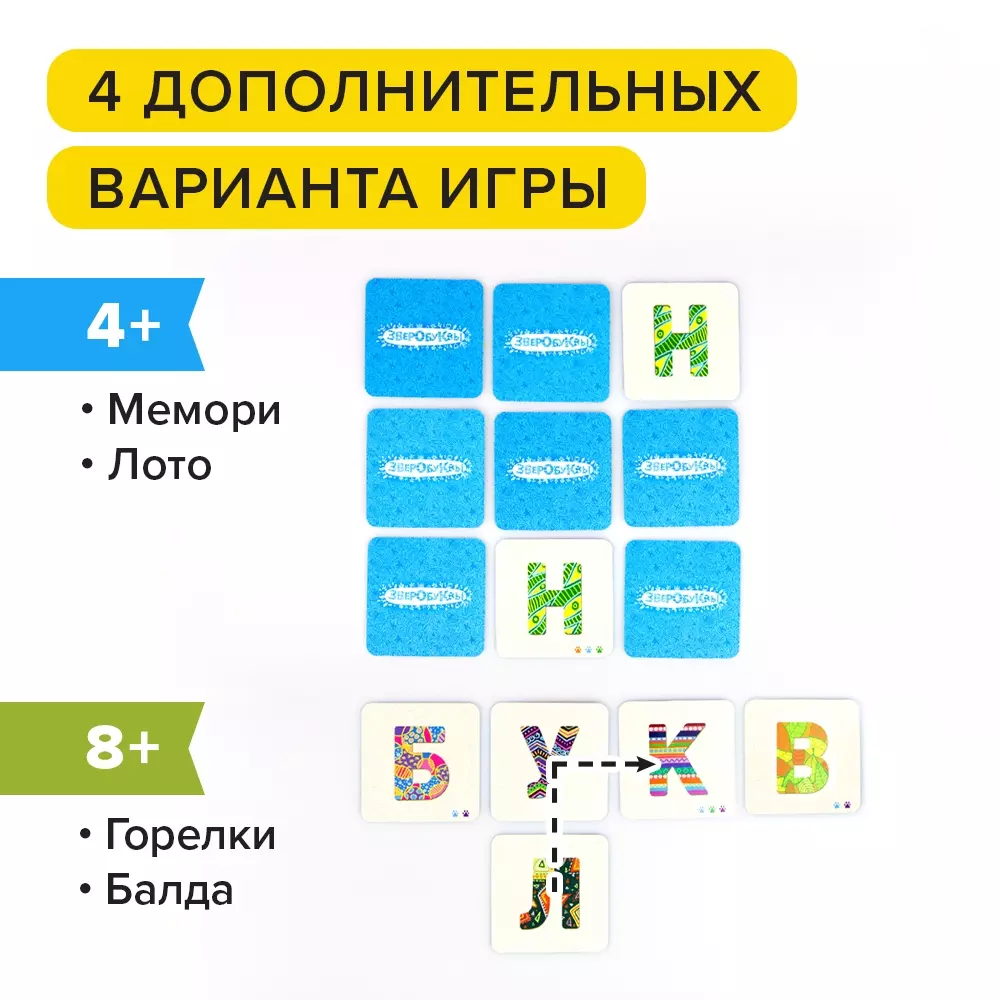 Развивающая настольная игра БАНДА УМНИКОВ УМ030 Зверобуквы (2511807) купить  по низкой цене в интернет-магазине «Читай-город»