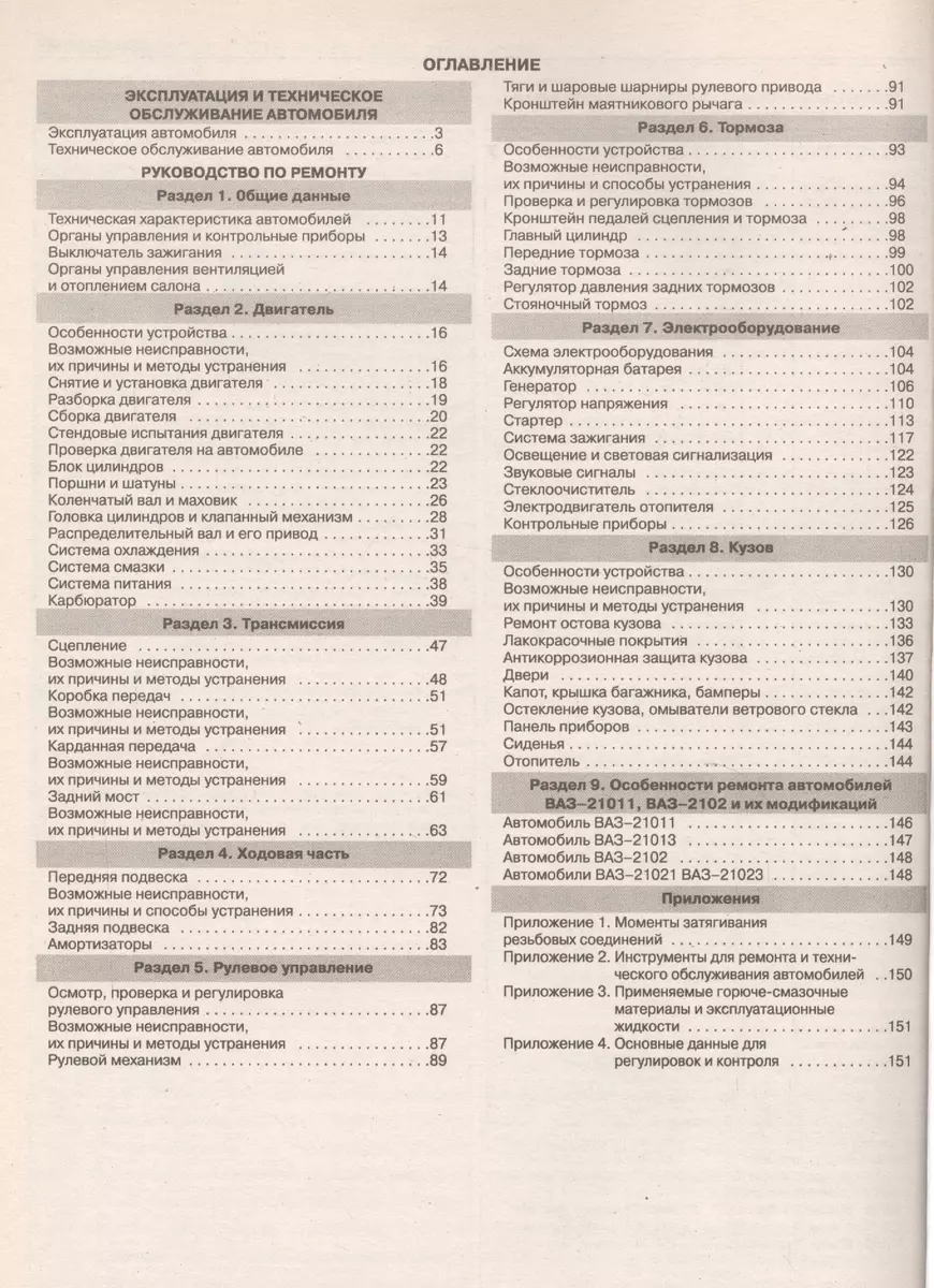 Руководство по ремонту автомобилей ВАЗ-2101, ВАЗ-21011, ВАЗ-21013, ВАЗ-2102,  ВАЗ-21021, ВАЗ-21023 (Сергей Косарев) - купить книгу с доставкой в  интернет-магазине «Читай-город». ISBN: 978-5-88-924044-0