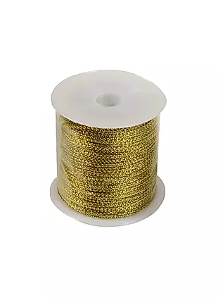 Веревка для декора на бобине 20м золото — 2524505 — 1
