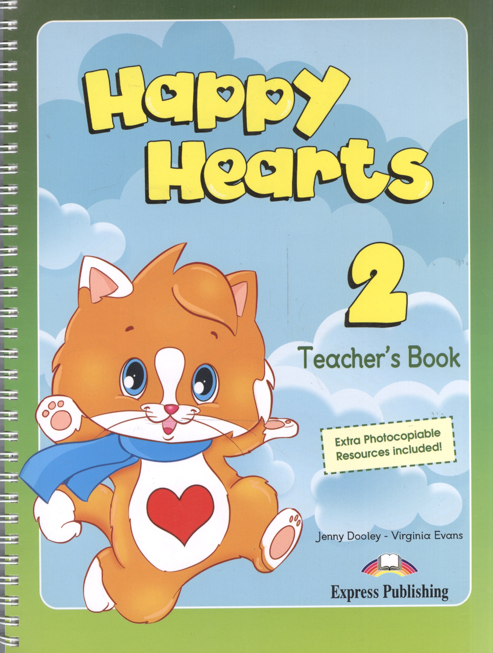 эванс вирджиния hello happy rhymes teacher s book книга для учителя Эванс Вирджиния Happy Hearts 2. Teacher's Book. Книга для учителя