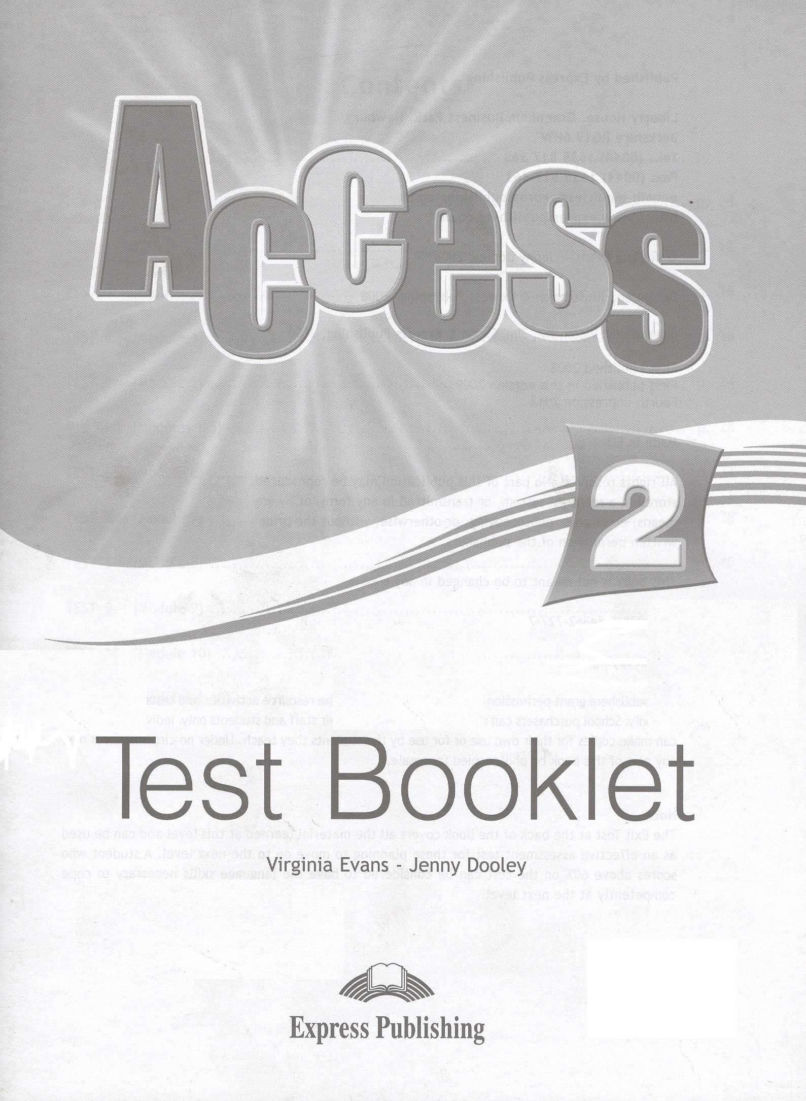 Access 2. Test Booklet.     