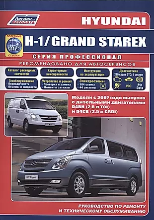 Hyundai H-1 GRAND STAREX Мод. C 2007 г. вып. с диз. двигателями… (мПрофессионал) (+ссылки) — 2532324 — 1