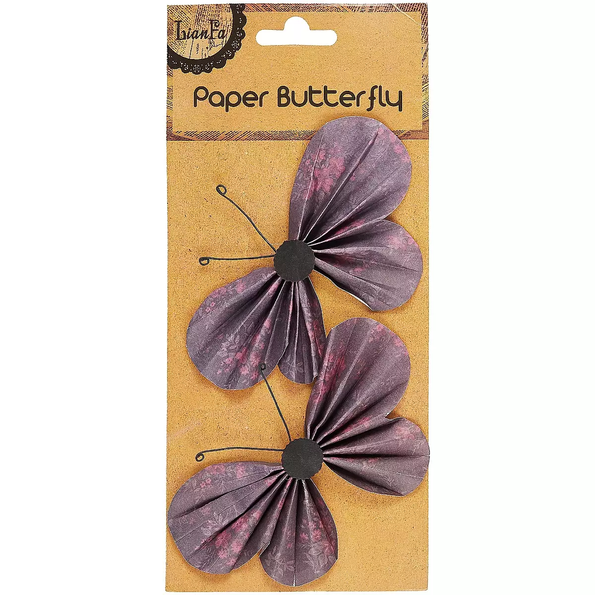 Набор прозрачных стикеров для скрапбукинга Фиолетовые бабочки 40 шт (TS06E24)