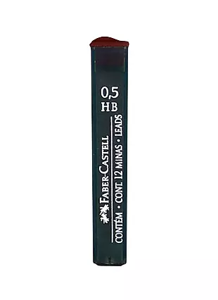Грифели для механических карандашей Faber-Castell "Polymer", 12шт., 0,5мм, HB — 255897 — 1