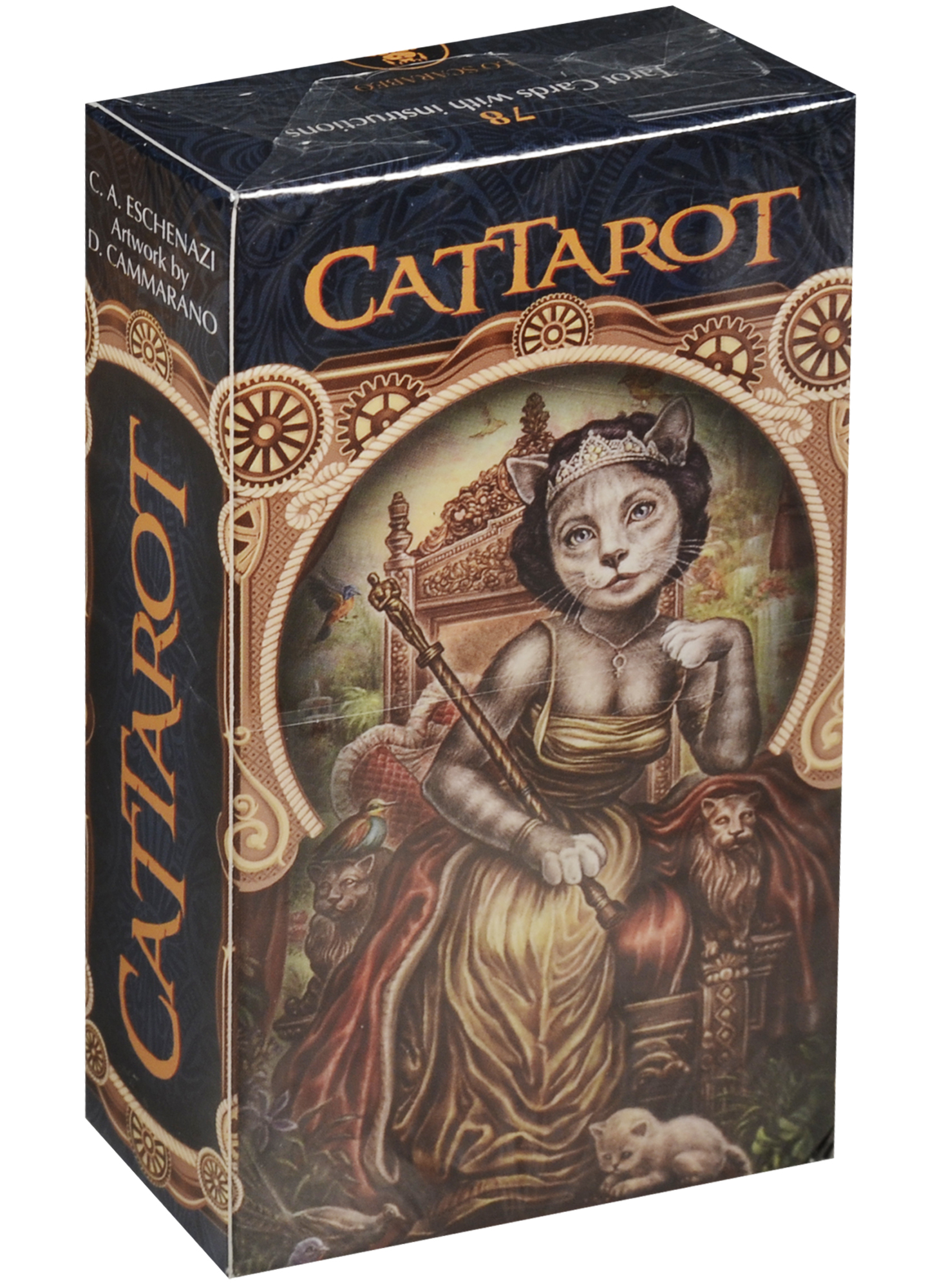 Эсчинази Кэрол-Анн Cattarot Tarot Cards with instructions eschenazi c a таро мир кошек