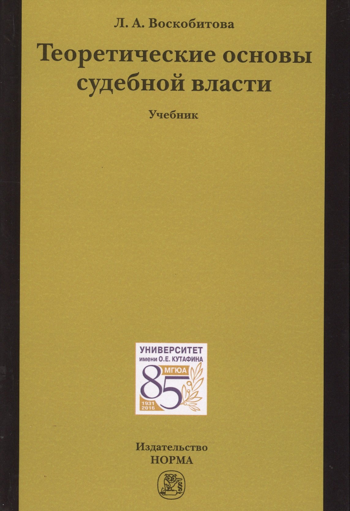 

Теоретические основы судебной власти