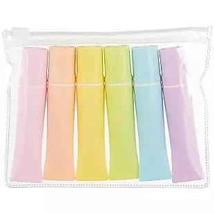 Текстовыделители Yoi, Pastel tube, 6 цветов — 256994 — 1