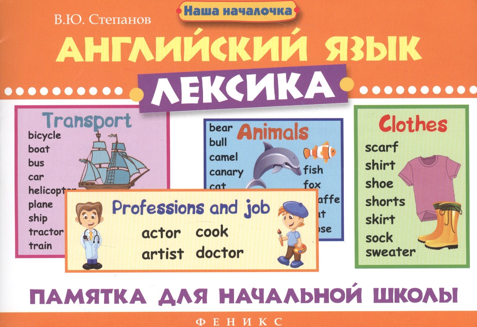

Английский язык.Лексика: памятка для нач.школы