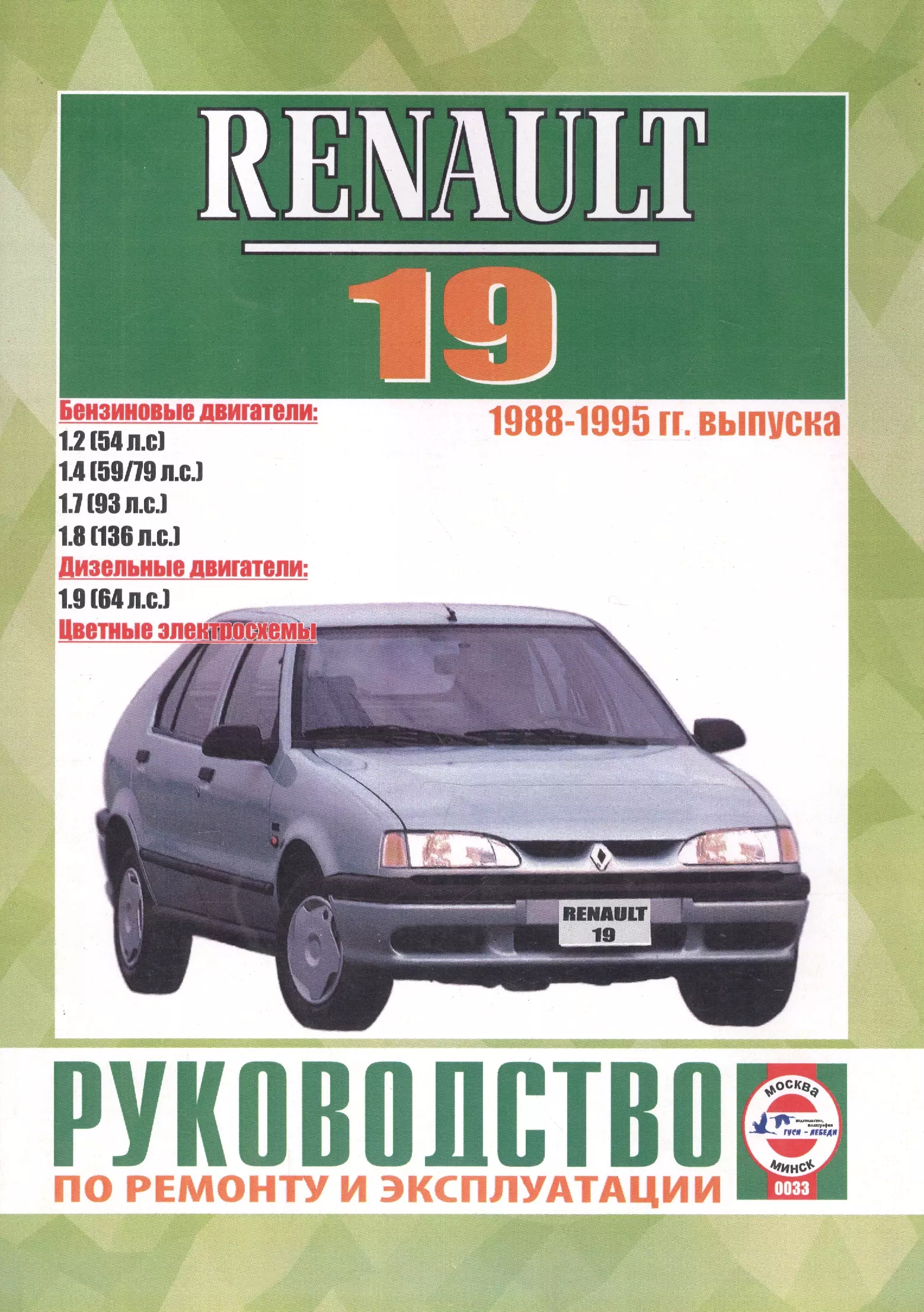 Renault 19. 1988-1995 . . /.     