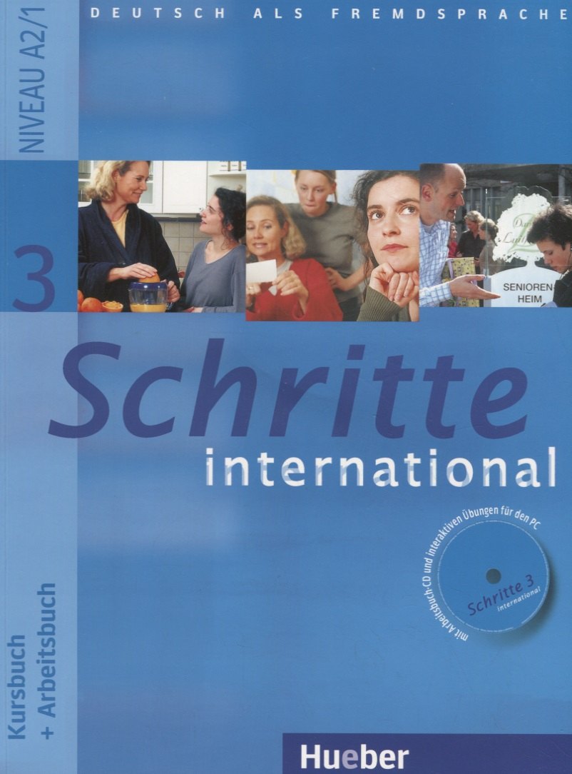 

Deutsch als Fremdsprache. Kursbuch + Arbeitsbuch. Schritte 3 international + CD