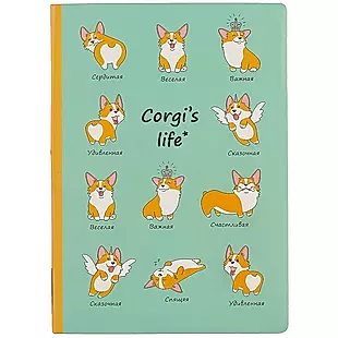 Блокнот «Corgis life», 192 стр, А5 — 2740724 — 1