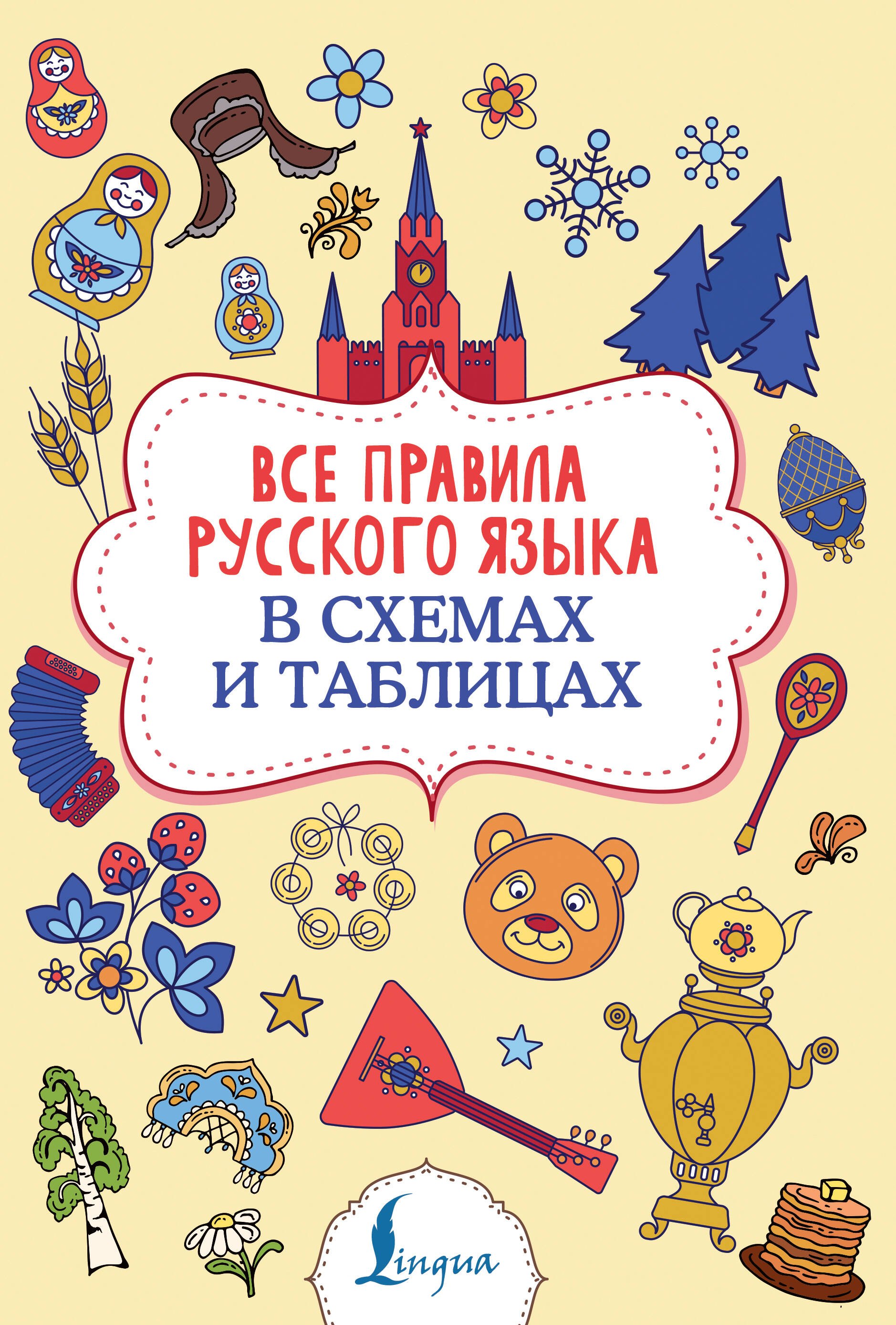 

Все правила русского языка в схемах и таблицах