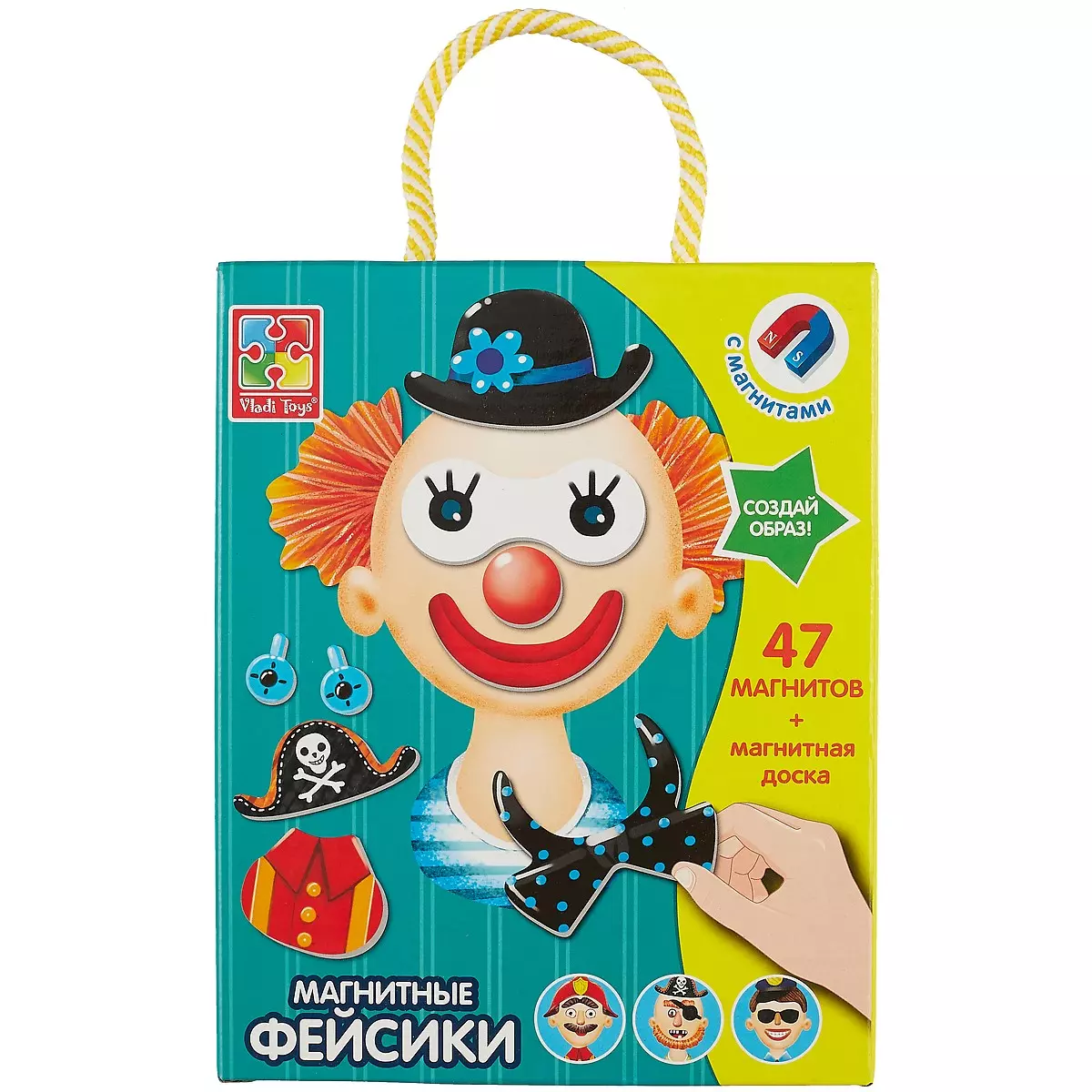 Магнитная игра Vladi Toys Фейсики VT3702-09 (2755640) купить по низкой цене  в интернет-магазине «Читай-город»