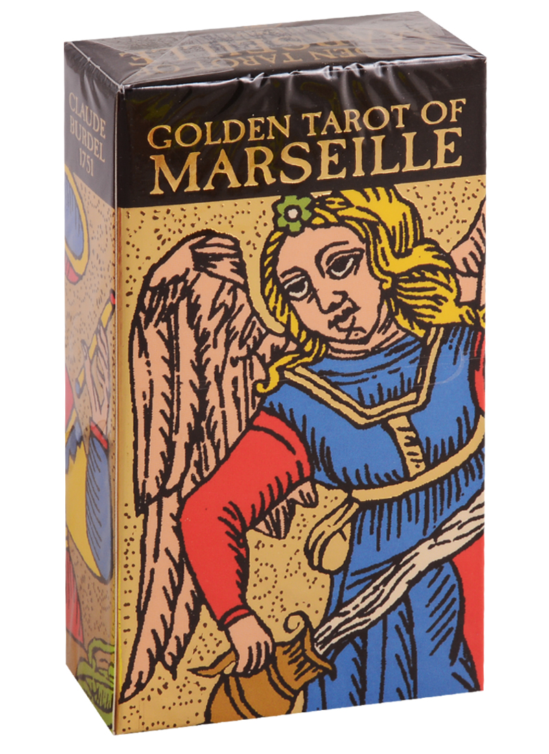 профессиональное марсельское таро marseille tarot Бурдель Клод Таро Марсельское Золотое / Golden Tarot of Marseille