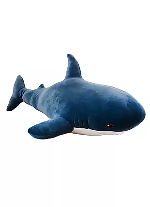 Мягкая игрушка "Акула", синяя, 60 х 35 см — 2773334 — 1