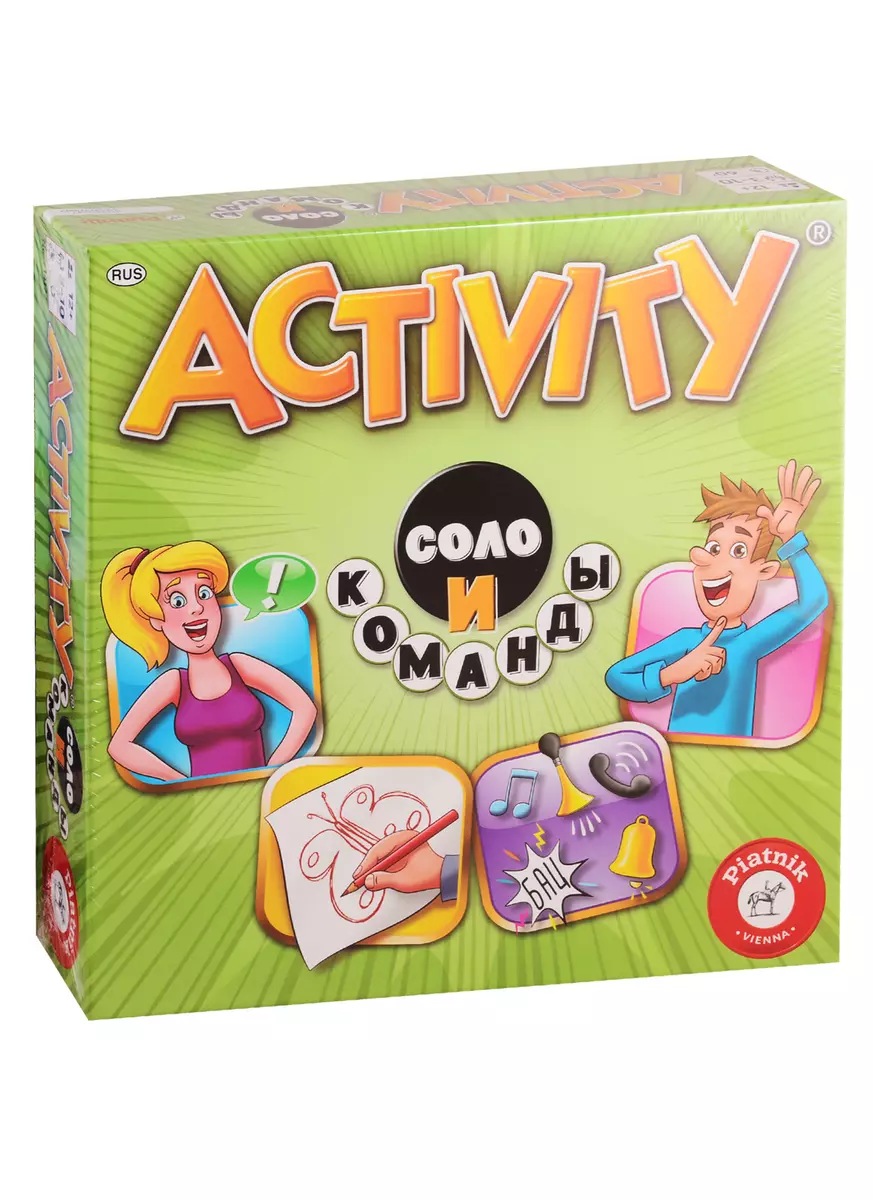 Игра настольная Piatnik Activity Соло и Команды (2774454) купить по низкой  цене в интернет-магазине «Читай-город»