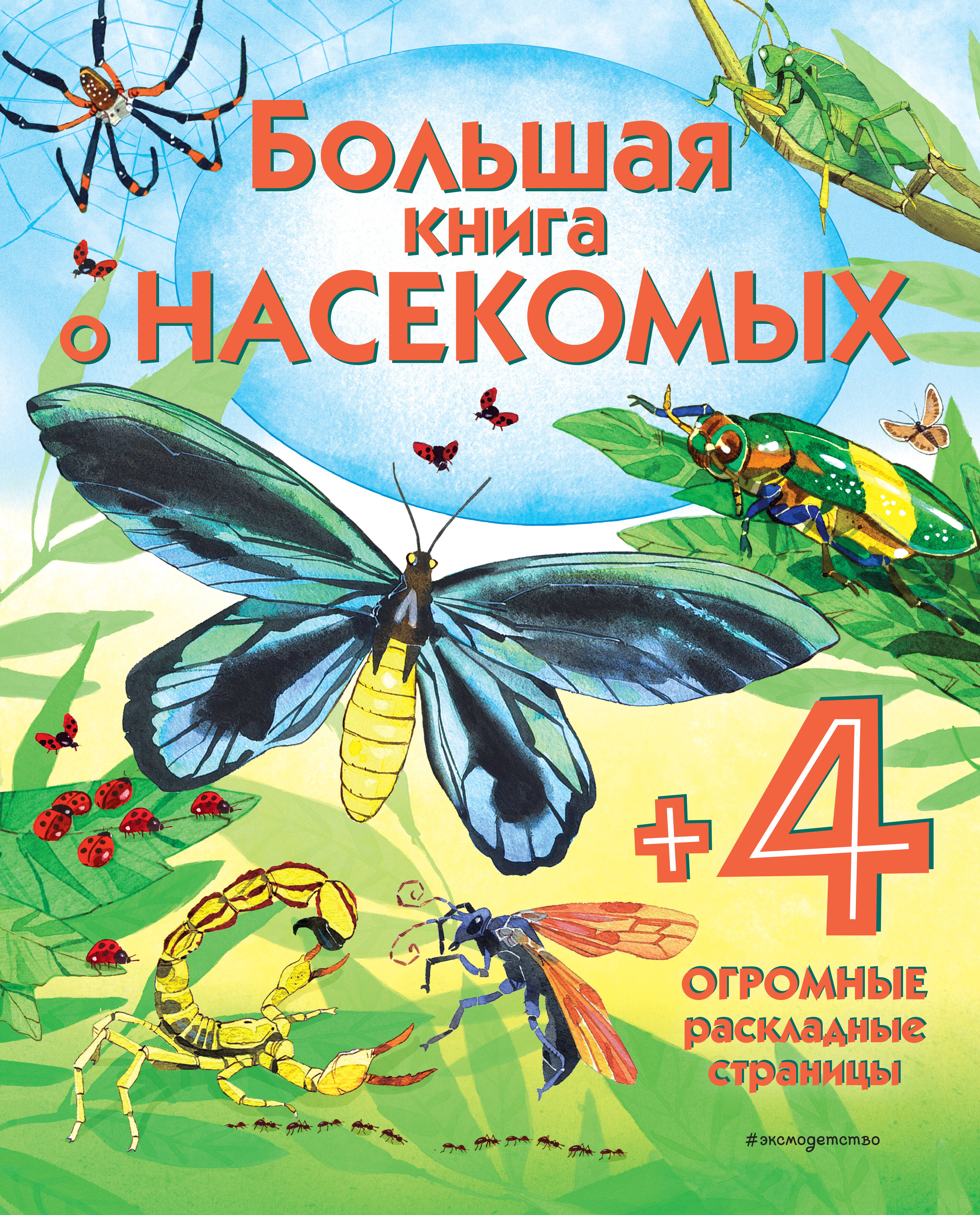 Боун Эмили Большая книга о насекомых большая книга о насекомых и не только