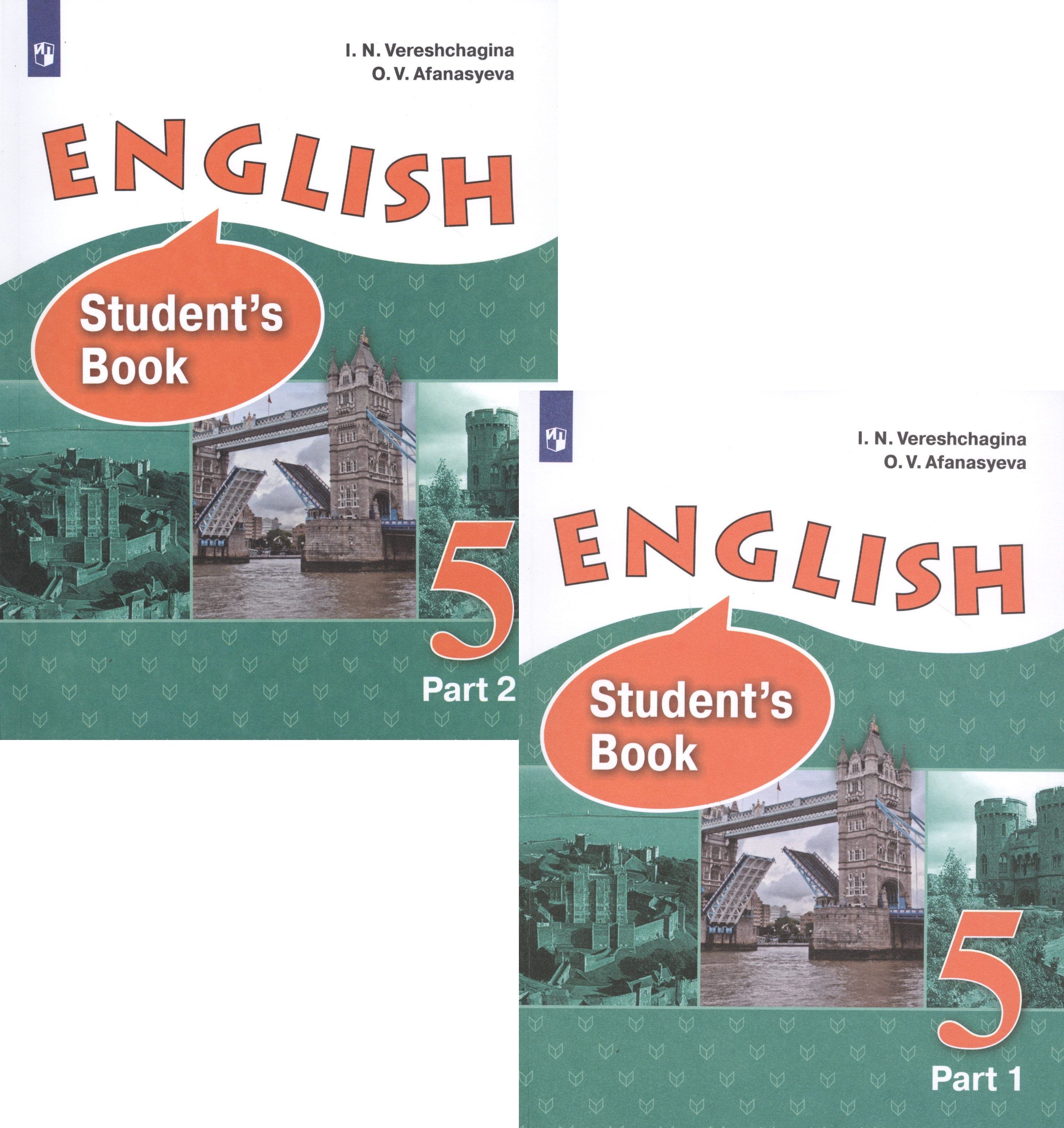 

English Student`s Book. Английский язык. 5 класс. Учебник в 2-х частях (комплект из 2 книг)