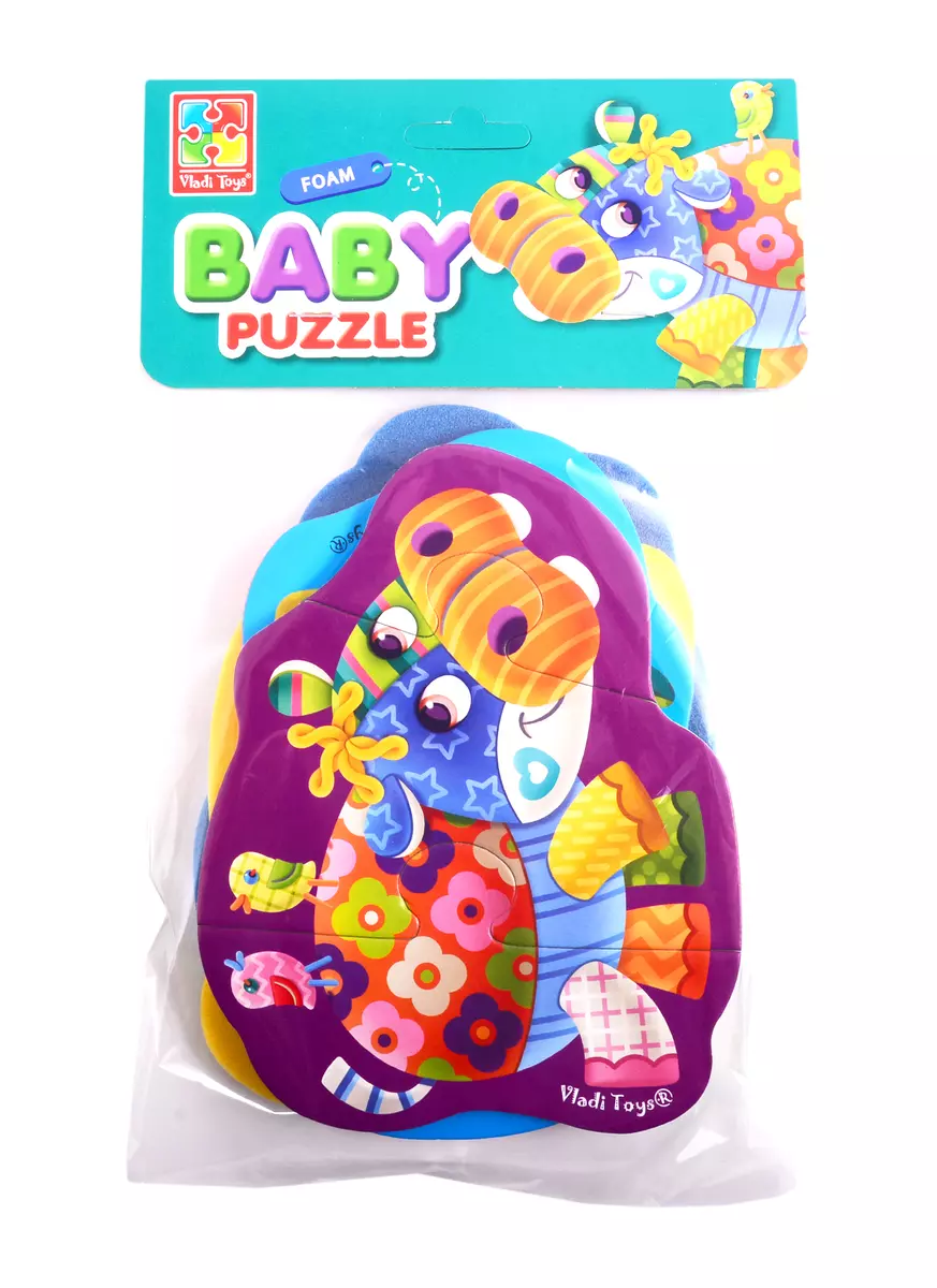 Мягкие пазлы Baby Puzzle Чудо зоопарк 4 картинки, 12 элементов Vladi Toys  (2828361) купить по низкой цене в интернет-магазине «Читай-город»