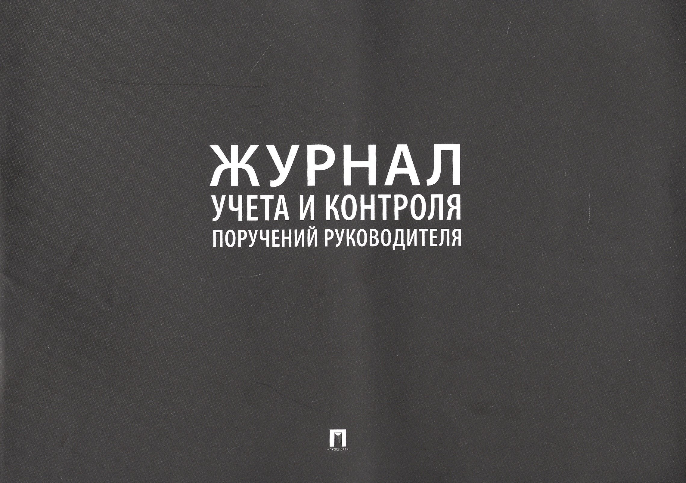 

Журнал учета и контроля поручений руководителя