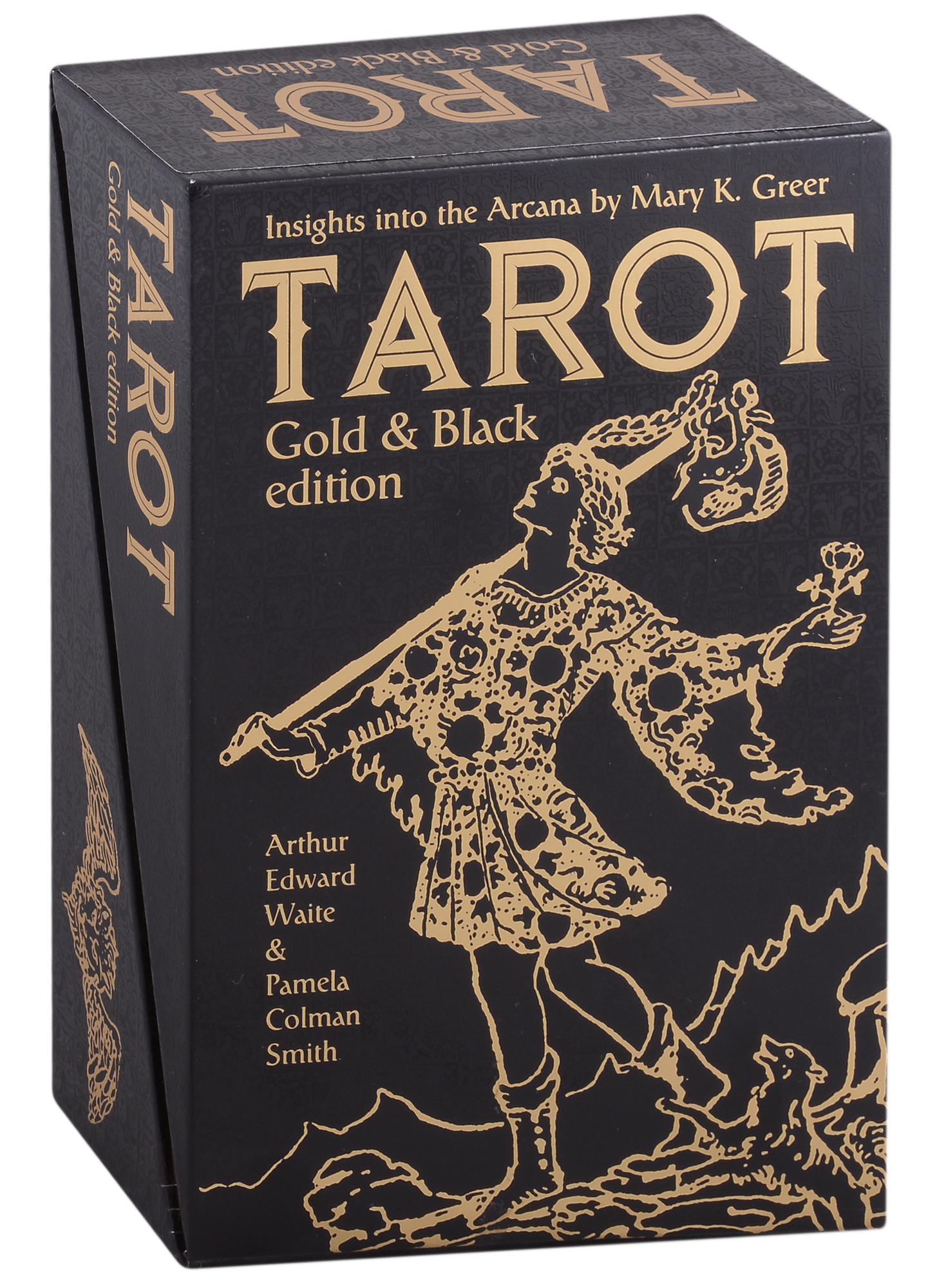 Вейт Артур Эдвард Таро Золото на Черном таро фантастические существа 78 карт и книга